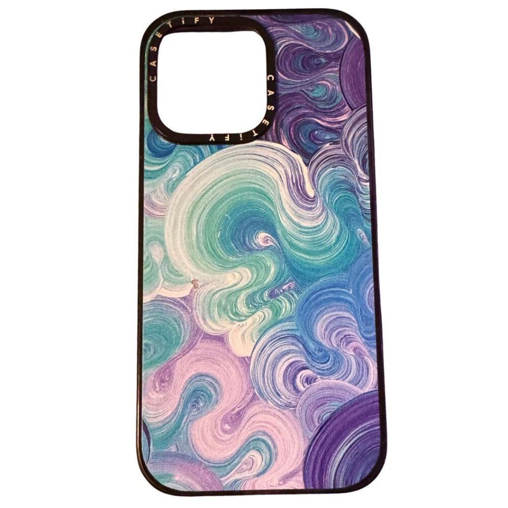 Casetify Impact Series Case for iPhone 15 Pro Max - Blue/Purple/Pink